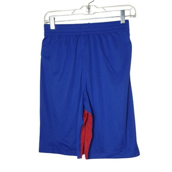 Nike Boys Athletic Shorts XL Blue & Red Trophy Dri-Fit Long Basketball Athletic - Picture 5 of 7